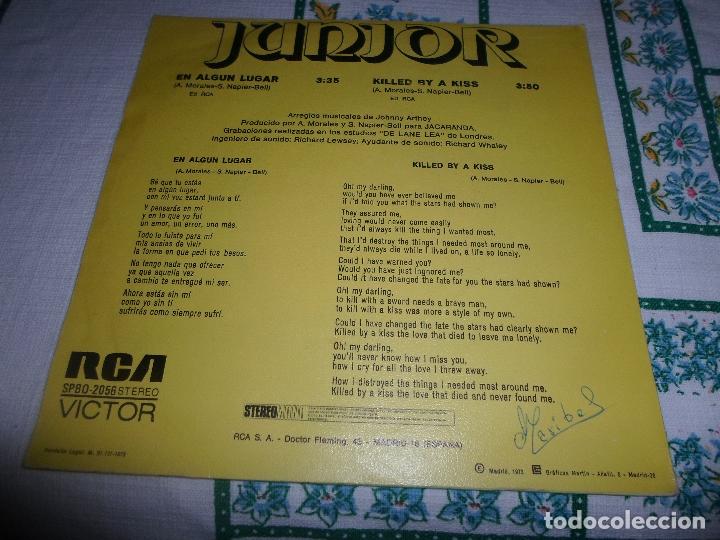 Discos de vinilo: JUNIOR EN ALGUN LUGAR - Foto 2