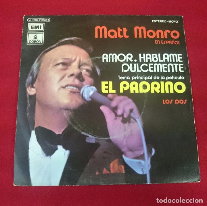 Discos de vinilo: MATT MONRO,AMOR, HABLAME DULCEMENTE - Foto 1