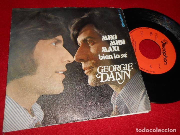 Discos de vinilo: GEORGIE DANN Mini midi maxi/Bien lo se 7'' SINGLE 1971 Discophon