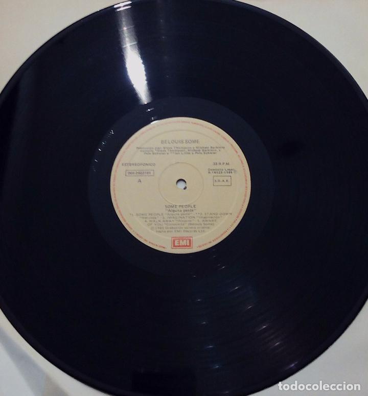 Discos de vinilo: LP BELOUIS SOME - SOME PEOPLE - EMI 1985. - Foto 4