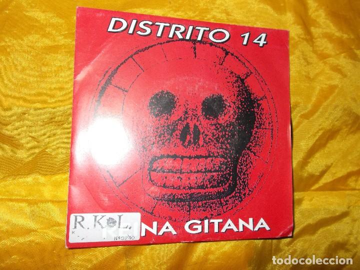 Discos de vinilo: DISTRITO 14. REINA GITANA. DISCO PROMOCIONAL. EMI 1992. IMPECABLE - Foto 1