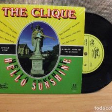 Discos de vinilo: THE CLIQUE HELLO SUNSHINE + 2 EP UK 1998 PDELUXE. Lote 68694013