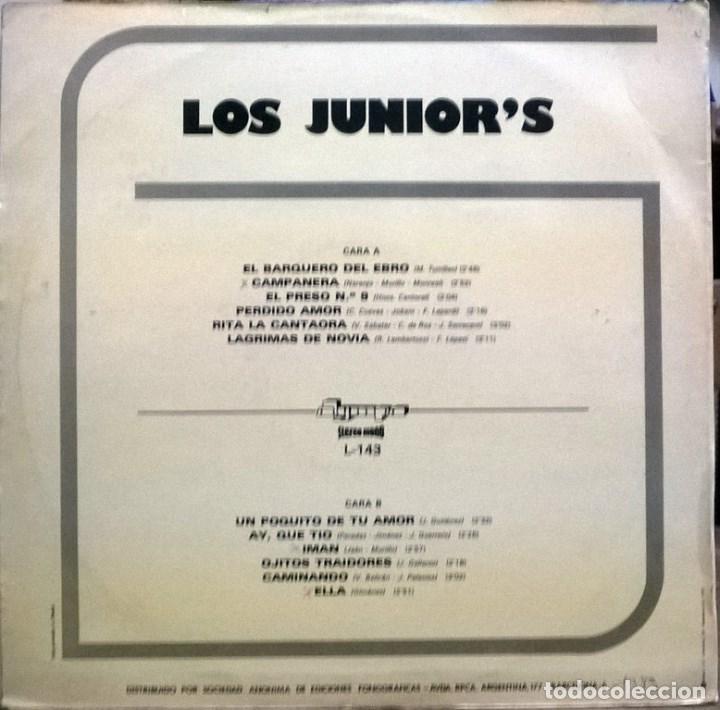 Discos de vinilo: Los Juniors. Los Juniors. Olympo, Spain 1973 lp - Foto 2