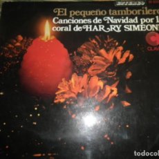 Discos de vinilo: CORAL HARRY SIMEONE - CANCIONES DE NAVIDAD LP - ORIGINAL ESPAÑOL CLAVE RECORDS 1965 - ESTEREO -. Lote 68727965