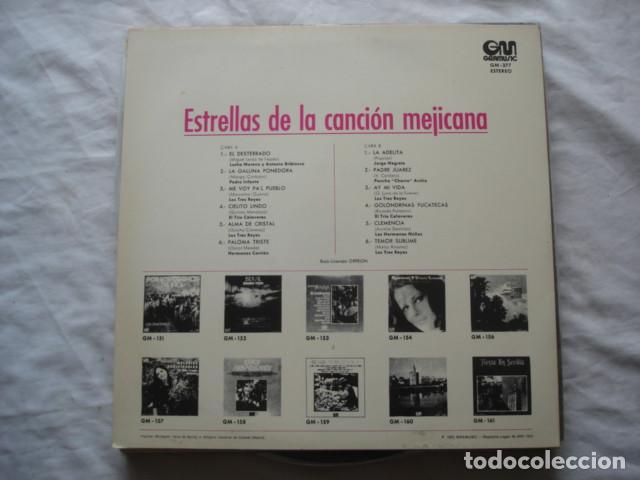 Discos de vinilo: ESTRELLAS DE LA CANCION MEJICANA - Foto 2