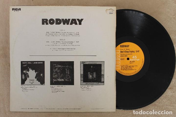 Discos de vinilo: RODWAY DONT STOP TRYING MAXI SINGLE VINILO - Foto 2