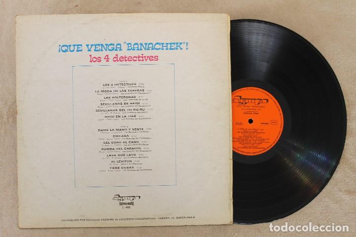 Discos de vinilo: &iexcl; QUE VENGA BANACHEK ! LOS CUATRO DETECTIVES LP - Foto 2