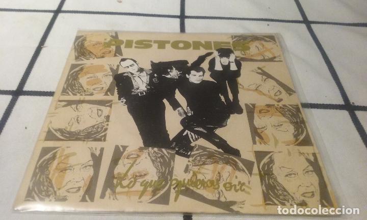 Discos de vinil: SINGLE LOS PISTONES- Lo que quieras oir / Ultimo soldado.1984