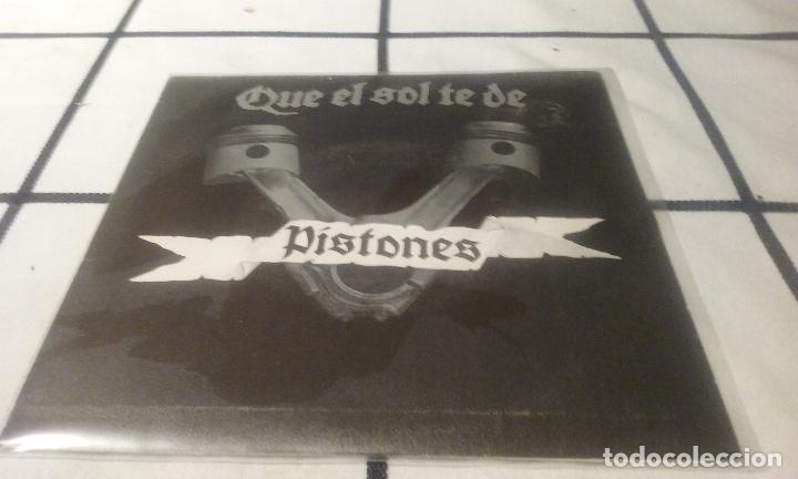 Discos de vinil: SINGLE LOS PISTONES- Que el sol te d&eacute; / El avaro..1986