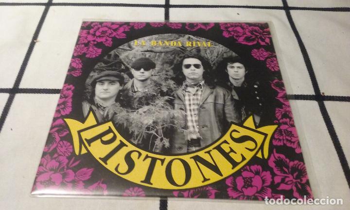Discos de vinilo: SINGLE LOS PISTONES- La banda rival. PROMO 1992 - Foto 1