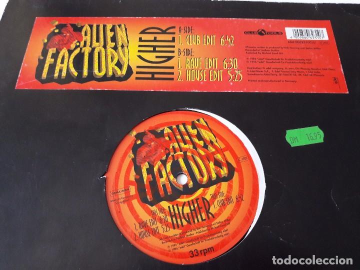 Discos de vinilo: Alien Factory - Higher - 1996 - Foto 1