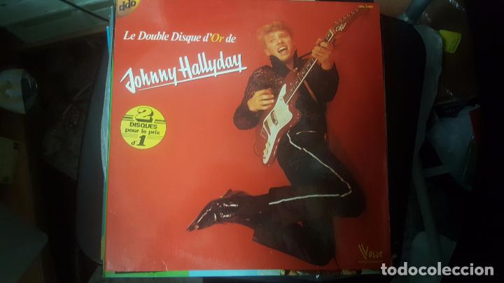 Discos de vinilo: JOHNNY HALLYDAY. LE DOUBLE DISQUE DOR - Foto 1