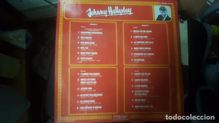 Discos de vinilo: JOHNNY HALLYDAY. LE DOUBLE DISQUE DOR - Foto 3