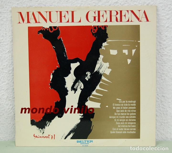 Discos de vinilo: Coplas para Manuel Gerena. LP - Foto 1