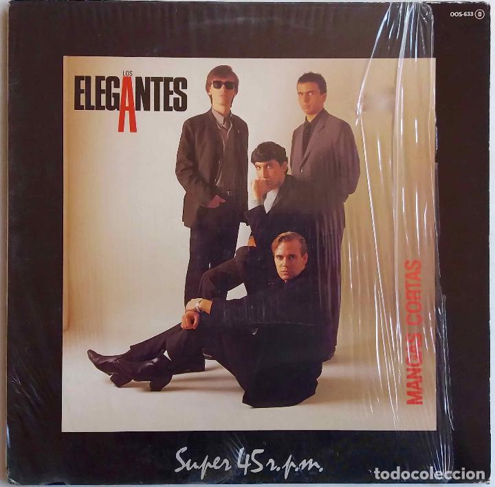 Discos de vinilo: LOS ELEGANTES, MANGAS CORTAS. MAXI SINGLE 3 TEMAS - Foto 1