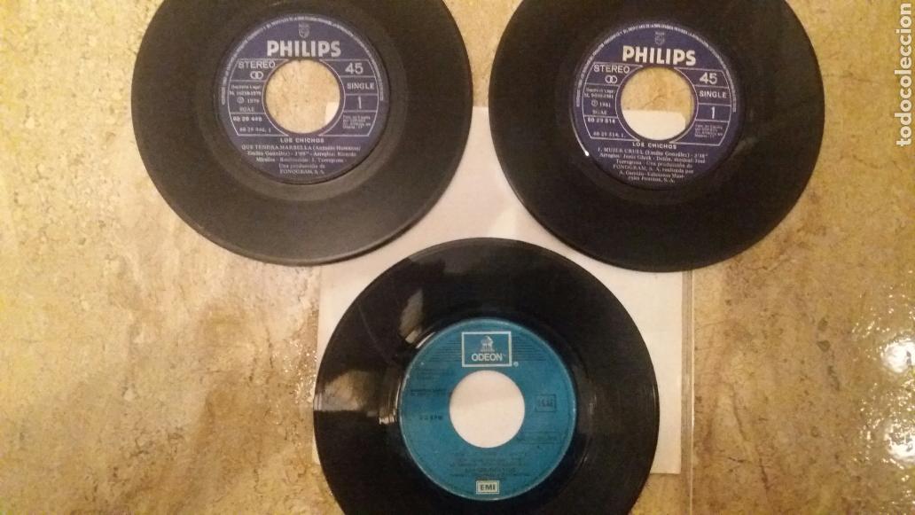 Discos de vinilo: LOTE 2 SINGLE DE LOS CHICHOS Y 1 DE LOS CHUNGUITOS. - Foto 1