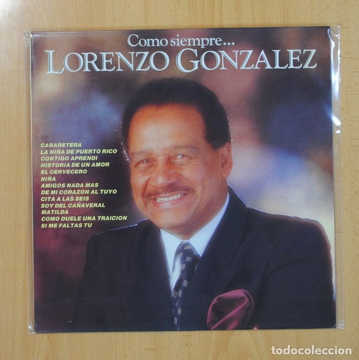 Discos de vinilo: LORENZO GONZALEZ - COMO SIEMPRE - LP - Foto 1