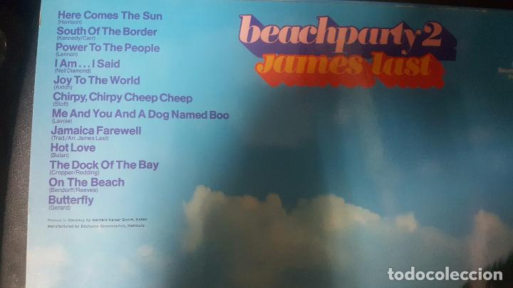 Discos de vinilo: BEACHPARTY 2. JAMES LAST. 1971 - Foto 3