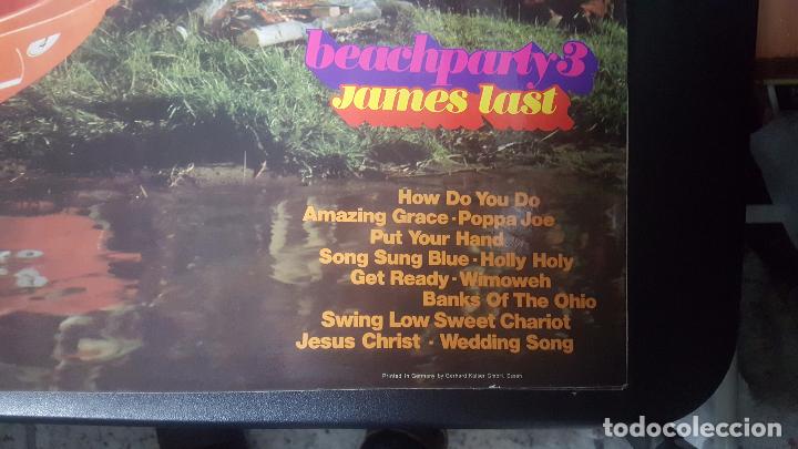 Discos de vinilo: BEACHPARTY 3 .JAMES LAST  1972 - Foto 3