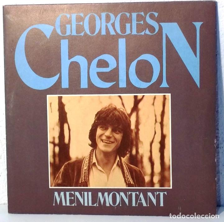 Discos de vinilo: GEORGES CHELON - SINGLE - MENIL MONTANT - Foto 1