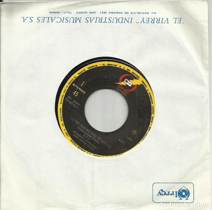 Disques de vinyle: s.o.s. single yo no quiero que te vayas.peru 1987