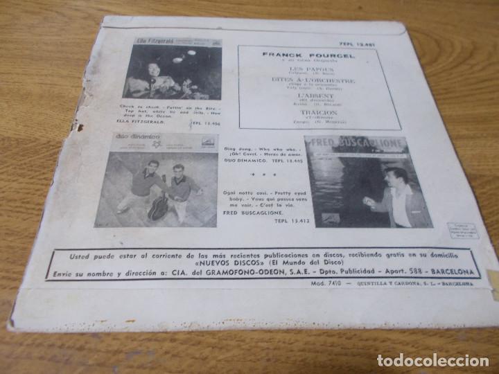 Discos de vinilo: FRANCK POURCEL. LES PAPOUS. - Foto 2