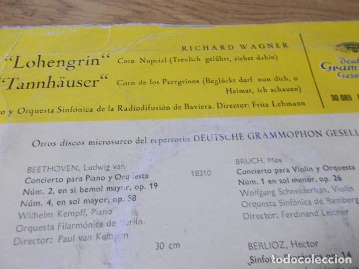 Discos de vinilo: RICHARD WAGNER. LOHENGRIN, TANNHAUSER - Foto 3