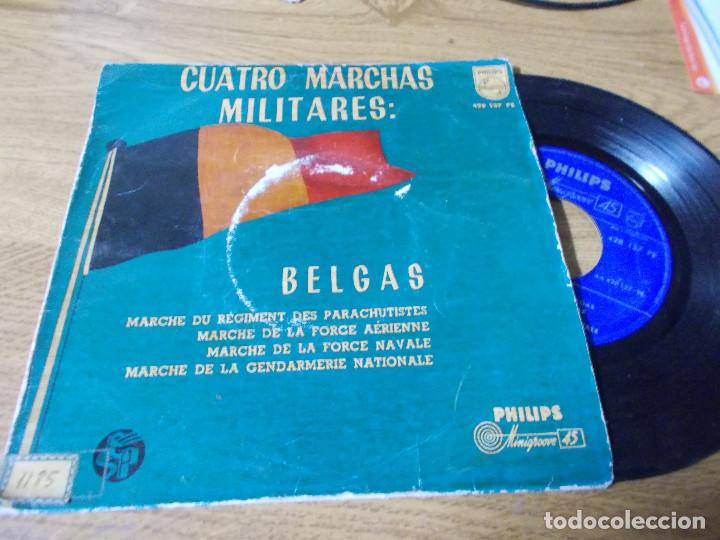 Discos de vinilo: 4 MARCHAS MILITARES BELGAS - Foto 1
