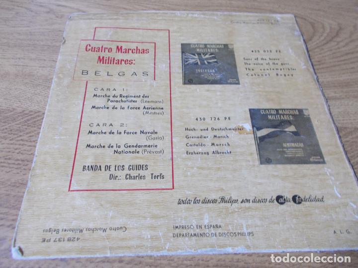 Discos de vinilo: 4 MARCHAS MILITARES BELGAS - Foto 2