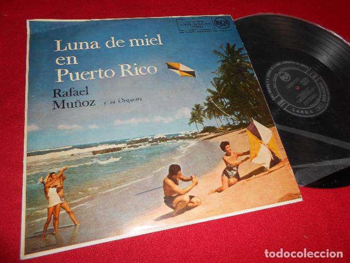 Discos de vinil: RAFAEL MU&Ntilde;OZ Y SU ORQUESTA Luna de miel en Puerto Rico LP 195? RCA EDICION ESPA&Ntilde;OLA SPAIN