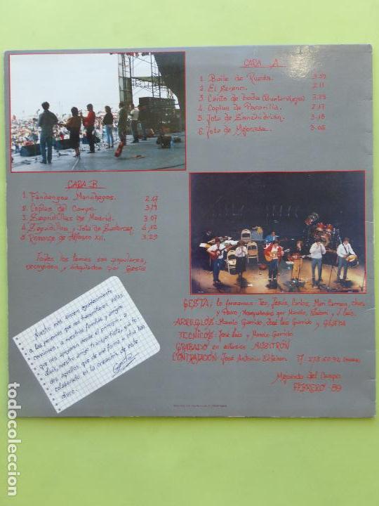 Discos de vinilo: Gesta -  .... A cantar  - Lp vinilo  1989 - Foto 2