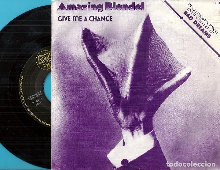 Discos de vinilo: AMAZING BLONDEL: GIVE ME A CHANCE - Foto 1