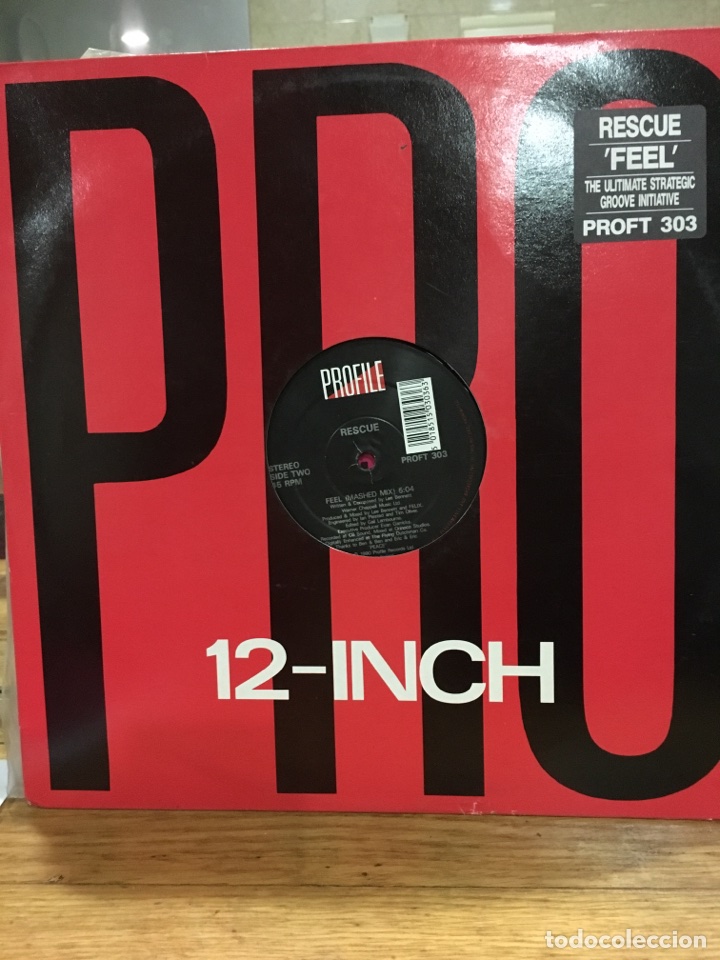 Discos de vinilo: RESCUE-FEEL-1990-NUEVO - Foto 1