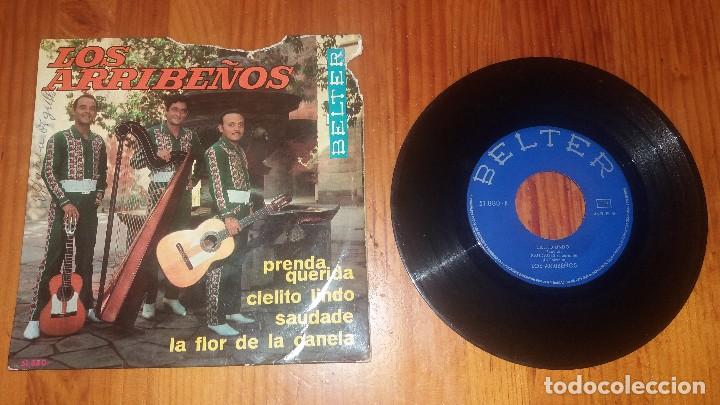 Discos de vinilo: Disco vinilo antiguo de m&uacute;sica los arribe&ntilde;os - Foto 1