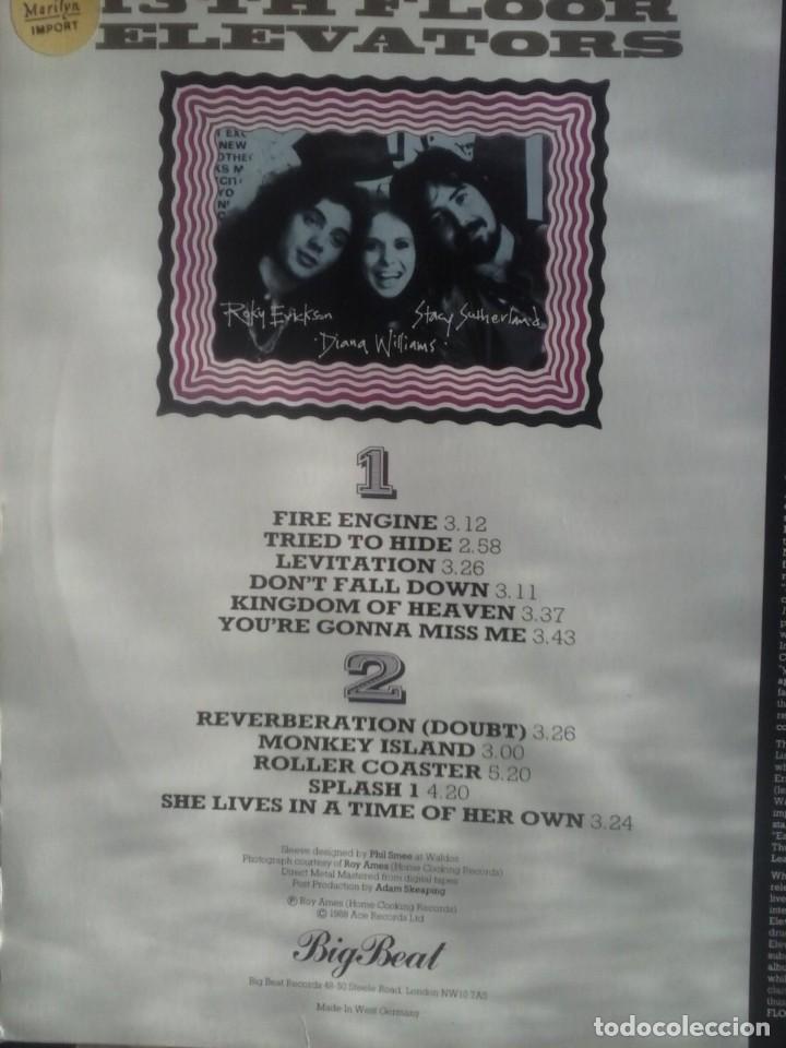 Discos de vinilo: THE 13TH FLOOR ELEVATORS - ! ROCKIUS OF LEVITATUM &iexcl; - LIVE . - Foto 2