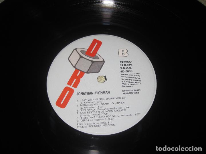 Discos de vinilo: JONATHAN RICHMAN LP - Foto 2