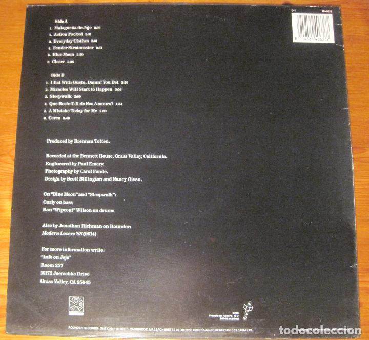 Discos de vinilo: JONATHAN RICHMAN LP - Foto 4