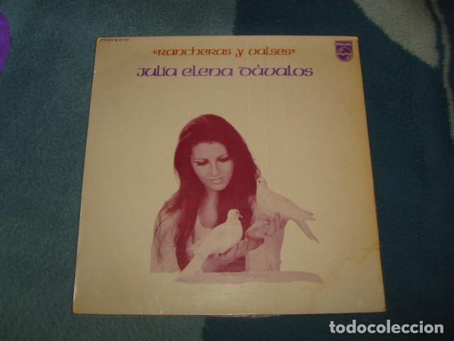 Discos de vinilo: JULIA ELENA DAVALOS , RANCHERAS Y VALSES - Foto 1
