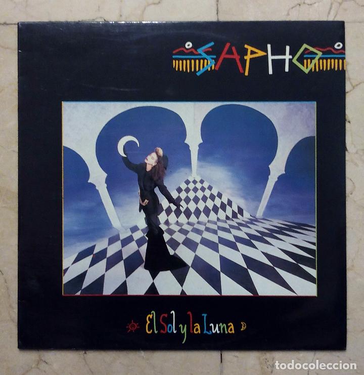 Discos de vinilo: LP SAPHO - EL SOL Y LA LUNA - VEMSA 1989. - Foto 1