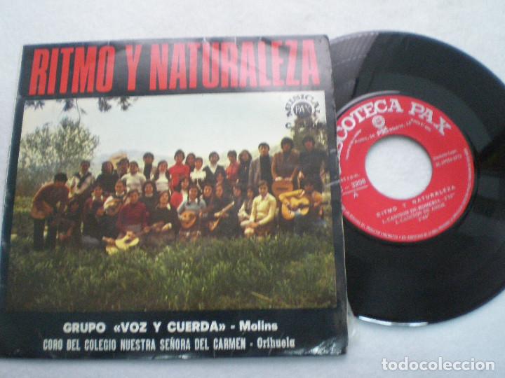 Disques de vinyle: GRUPO VOZ Y CUERDA De MOLINS - Ritmo Y Naturaleza - EP MUSICAL PAX 1973 // CORO CNSDC HORIHUELA