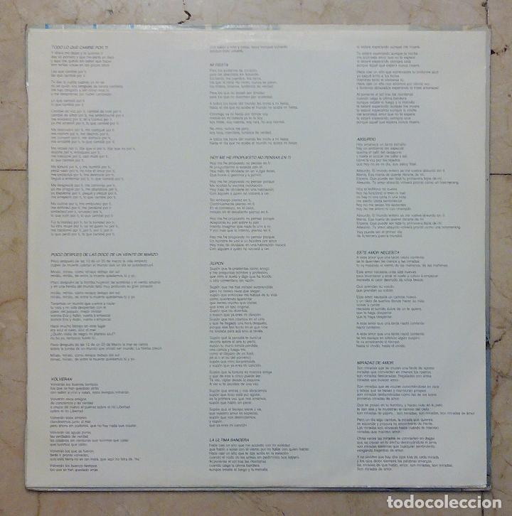 Discos de vinilo: LP MASSIEL - DESDE DENTRO - HISPAVOX 1986. - Foto 3
