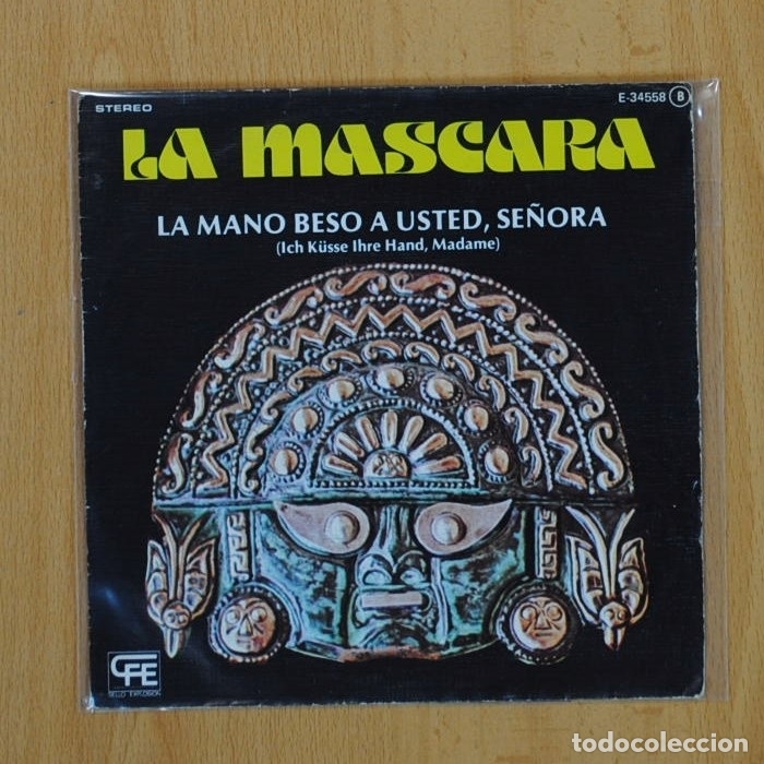 Discos de vinilo: LA MASCARA - LA MANO BESO A USTED, SE&Ntilde;ORA - SINGLE - Foto 1