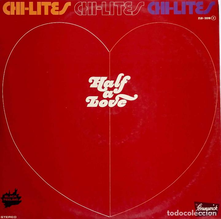 Discos de vinilo: CHI-LITES, HALF A LOVE. LP ESPA&Ntilde;A - Foto 1