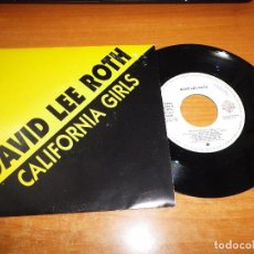 Discos de vinilo: DAVID LEE ROTH CALIFORNIA GIRLS VAN HALEN SINGLE VINILO PROMO ESPAÑOL 1988 1 SOLO TEMA. Lote 69644217