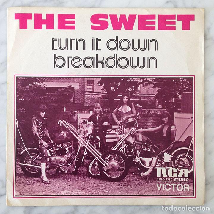 Discos de vinilo: THE SWEET - TURN IT DOWN / BREAKDOWN - RCA VICTOR - 1975 - Foto 1