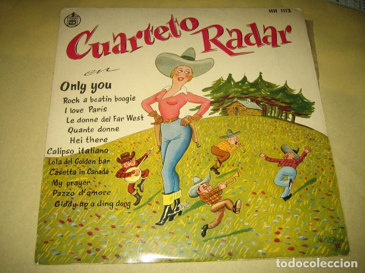 Discos de vinilo: CUARTETO RADAR - 1959 ? - ED. ESPA&Ntilde;OLA - Foto 1