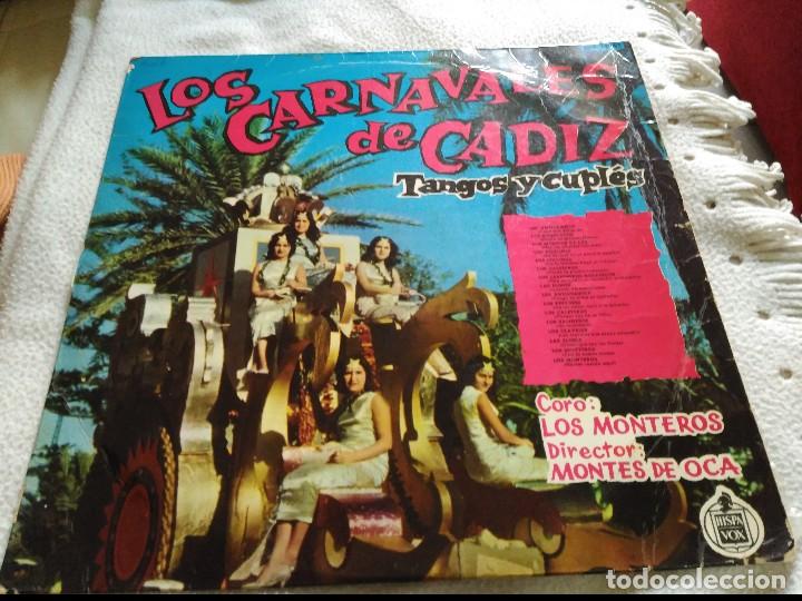 Discos de vinilo: los carnavales de cadiz tangos y cuples 1961