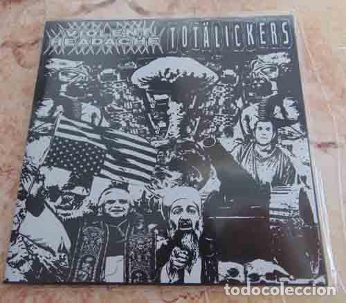 Discos de vinilo: Violent Headache / Tot&auml;lickers &ndash; Violent Headache / Tot&auml;lickers - EP COMPARTIDO - Foto 3