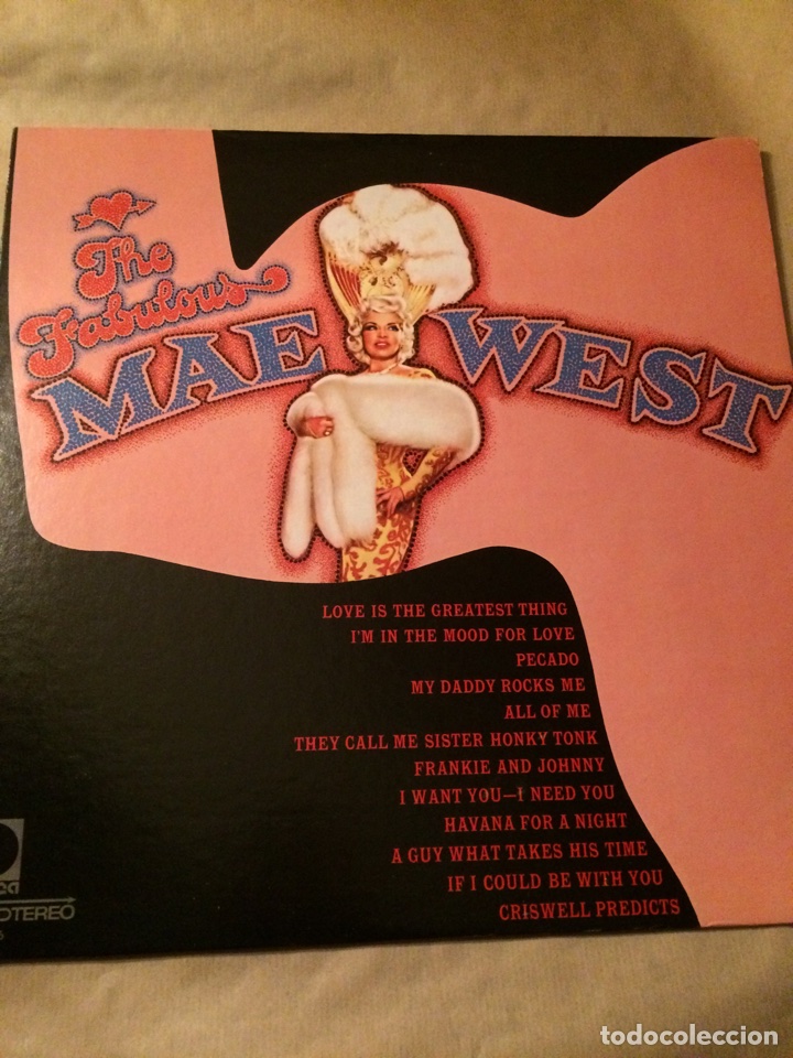 Discos de vinilo: Lp decca mae west the fabulous - Foto 1