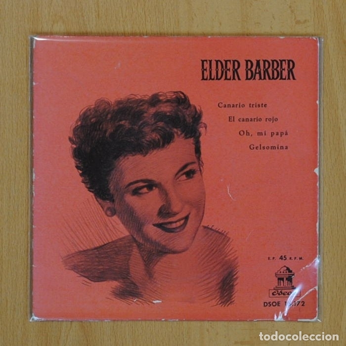 Discos de vinilo: ELDER BARBER - CANARIO TRISTE + 3 - EP - Foto 1